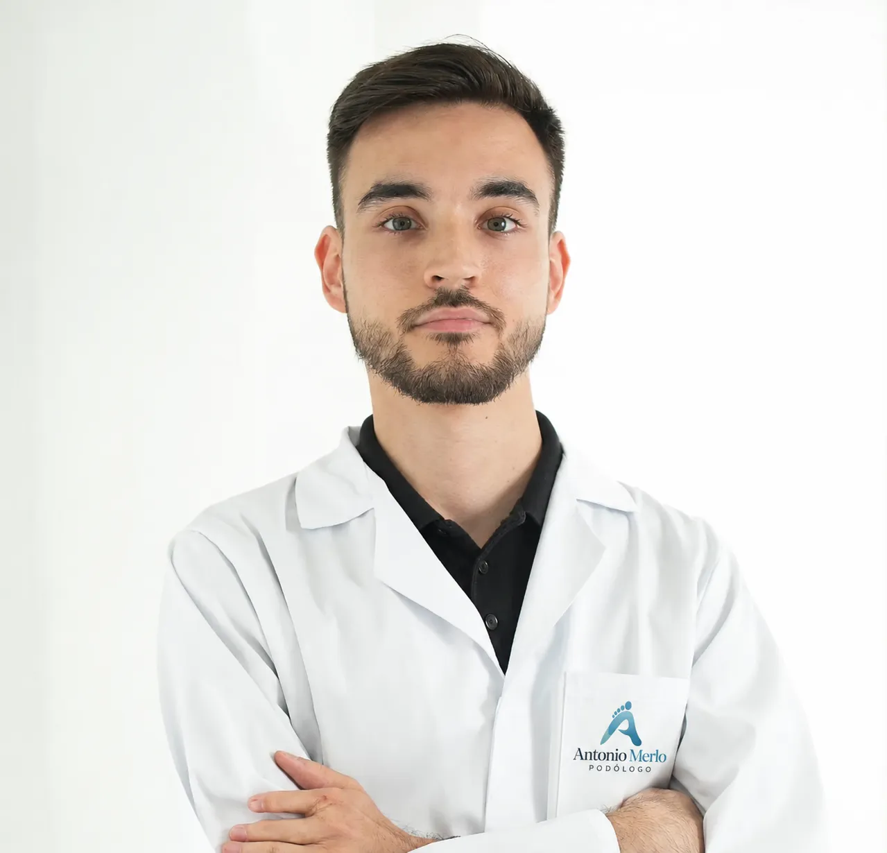 Retrato profesional de Antonio Merlo, podólogo